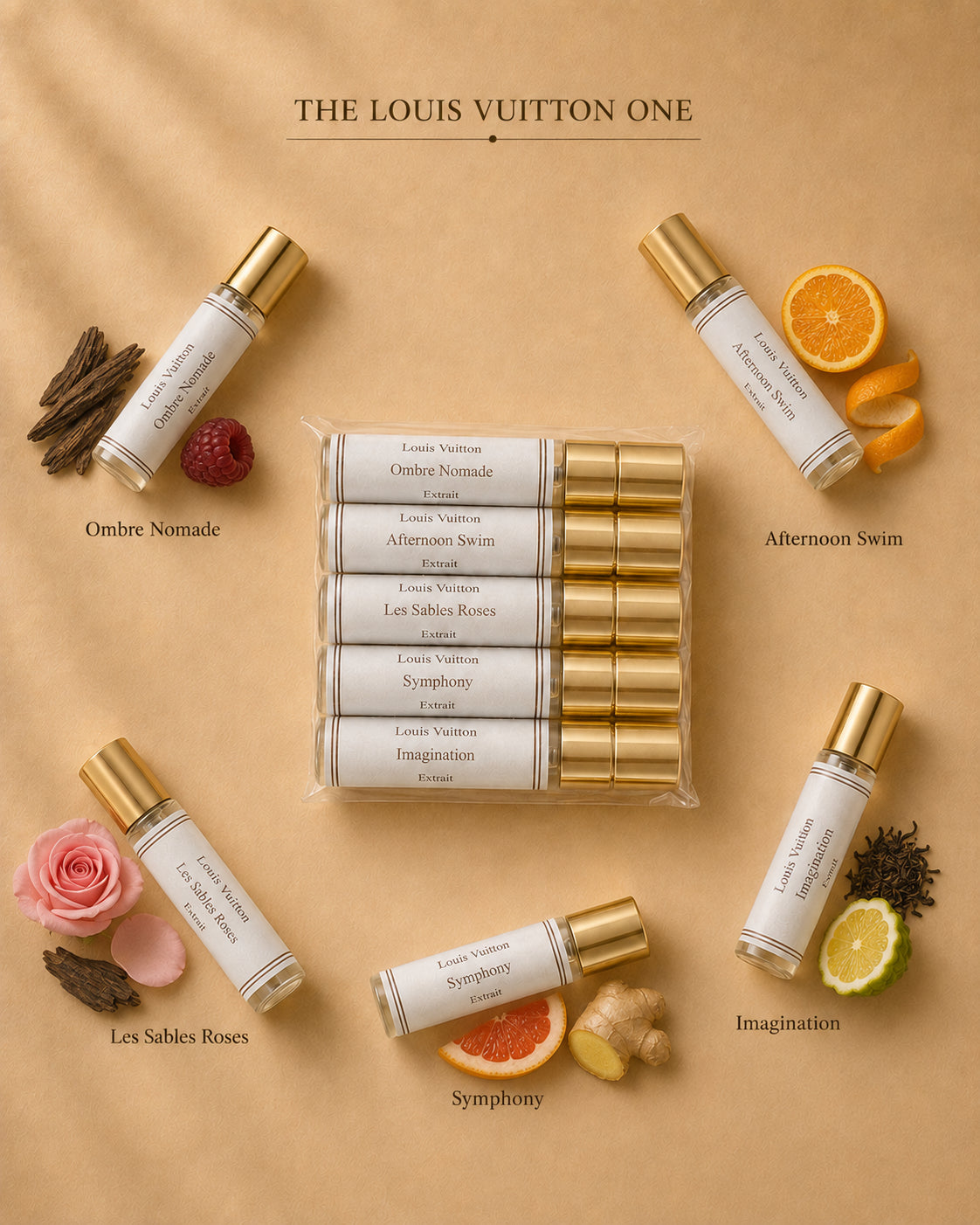 The Louis Vuitton One - Discovery Set - SCNT fragrance bottle