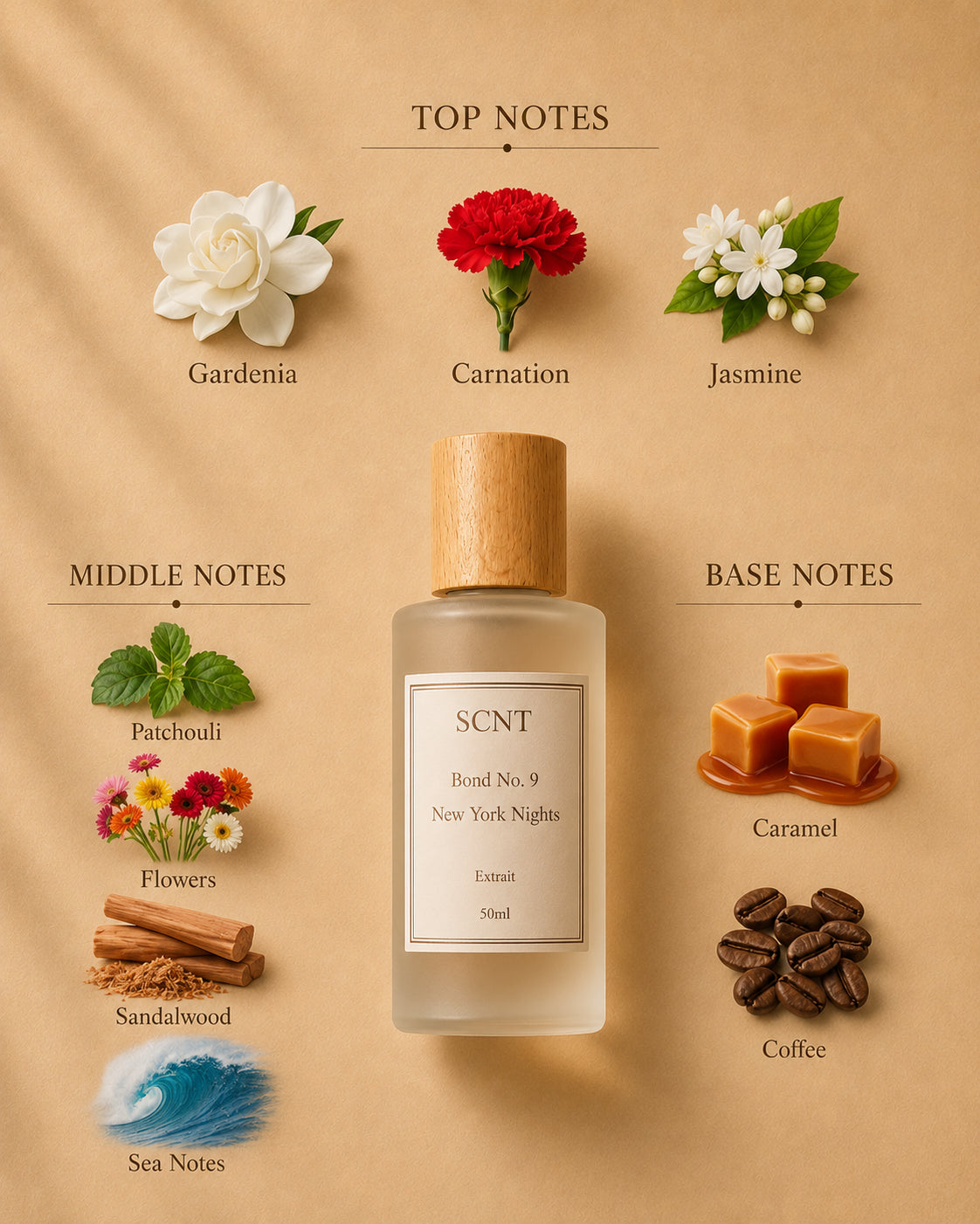Inspired by Bond No.9 New York Nights - SCNT fragrance bottle