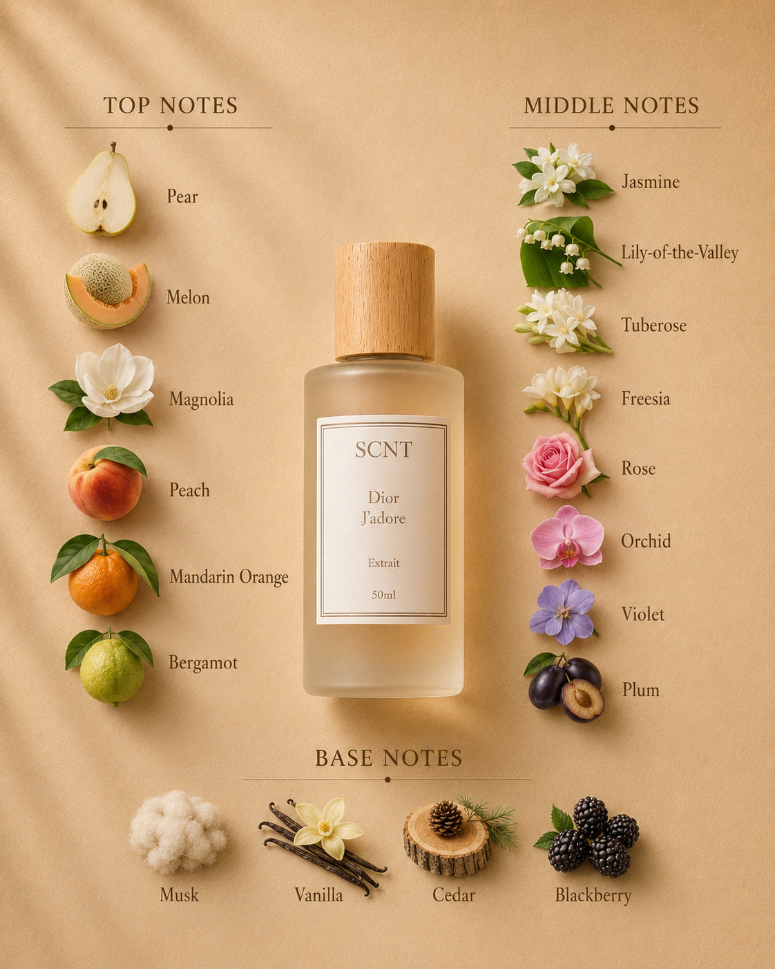 Inspired by Dior J' Adore - SCNT fragrance bottle