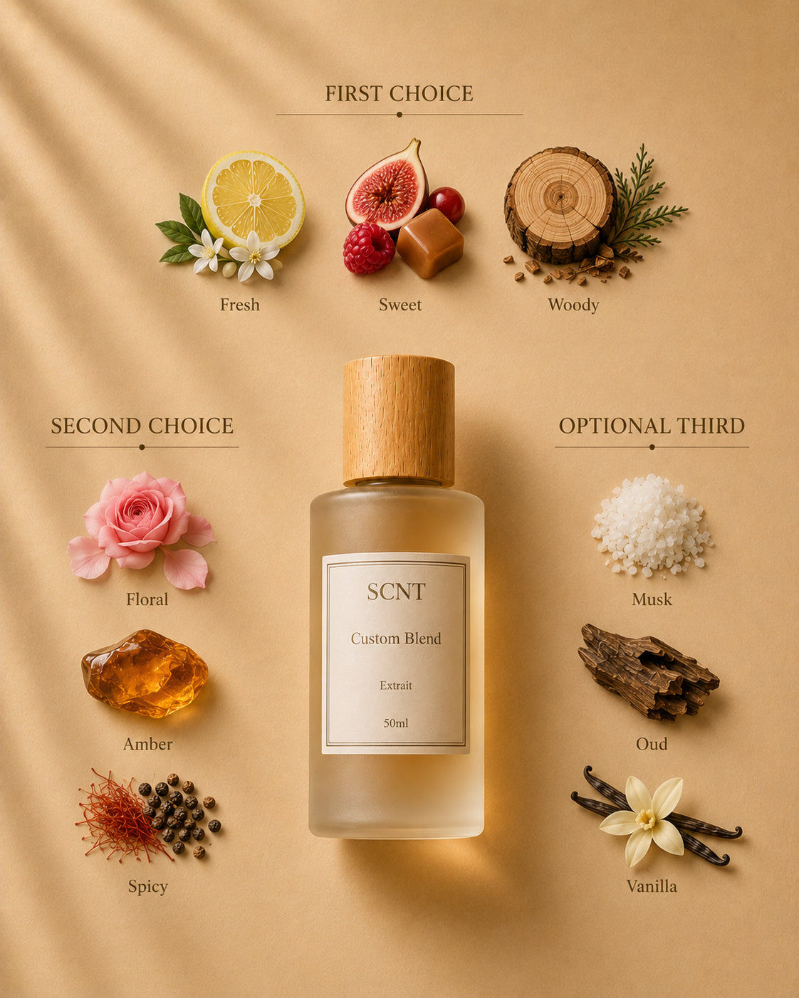 SCNT Custom Blend 50ml - SCNT fragrance bottle
