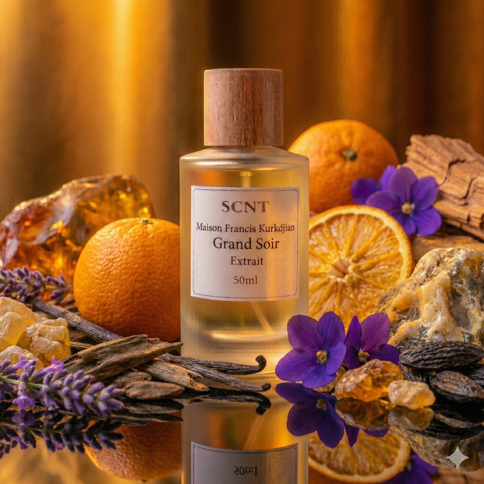 Inspired by Maison Francis Kurkdjian Grand Soir - SCNT fragrance bottle