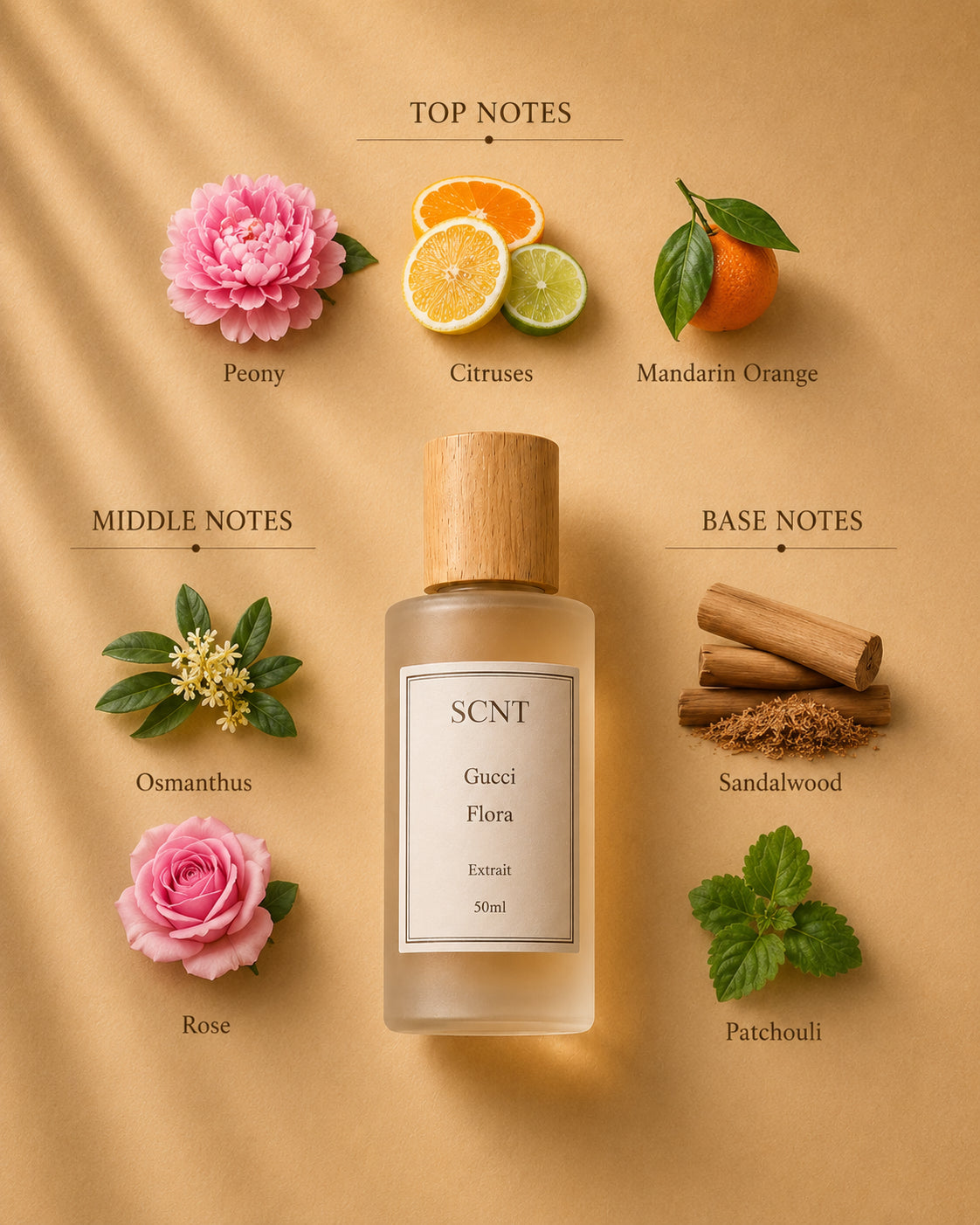 Inspired by Gucci Flora - SCNT fragrance bottle