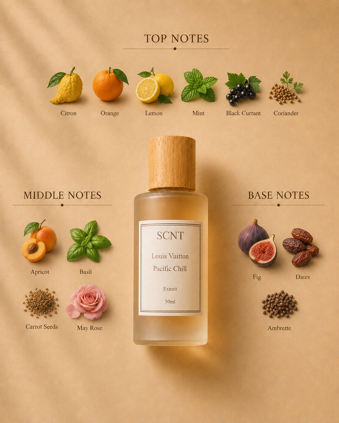 Inspired by Louis Vuitton Pacific Chill - SCNT fragrance bottle