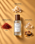 SCNT Crystal Saffron Extrait 50ml — top, middle and base notes