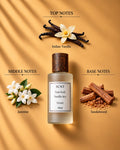 SCNT Vanilla Sex Extrait 50ml — top, middle and base notes